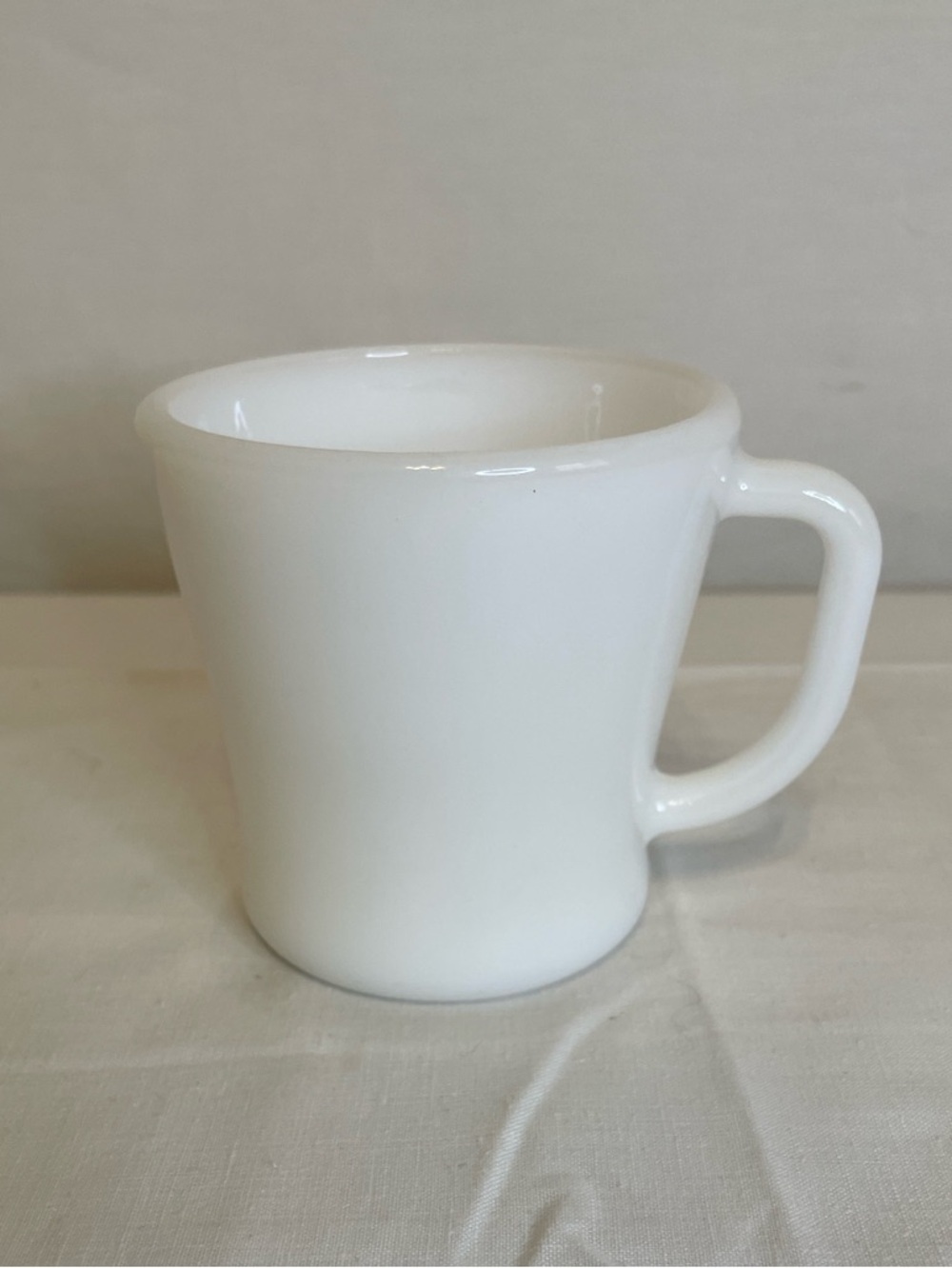 Vintage FEDERAL GLASS Heat Proof Mug with “D” Shaped Handle